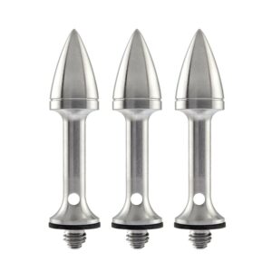 3 LEGGED THING STILETTOZ – UNIVERSAL, PREMIUM STEEL, LONG SPIKES FOR TRIPODS
