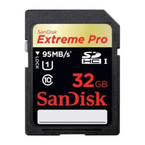 SanDisk 32GB 95MB/s UHS-1 Extreme Pro SDHC Card SDSDXPA-032G-X46