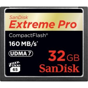 Sandisk 32GB CF Extreme Pro 160 MB/s Extreme Pro CompactFlash Card SDCFXPS-032G-X46