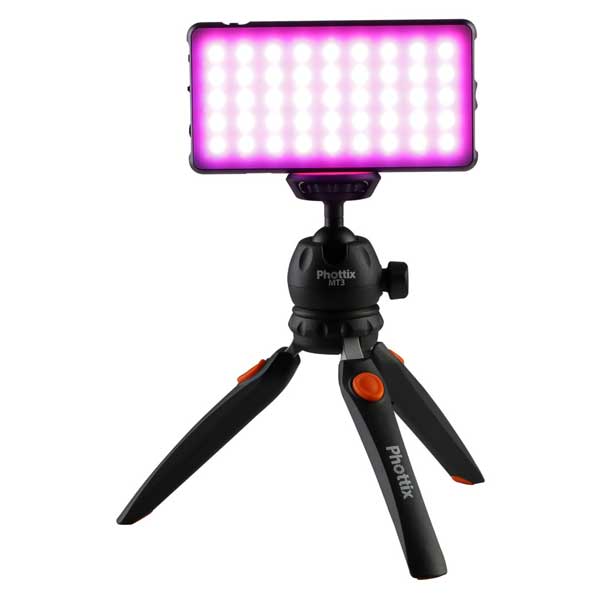 Phottix M200R RGB LED On-Camera Light Panel with USB Power Bank – PH81419  Photographic Equipment Online shop in Dubai HotCold Photo